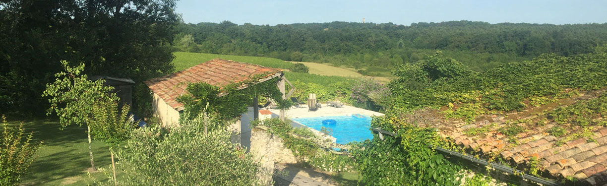 Pool from house